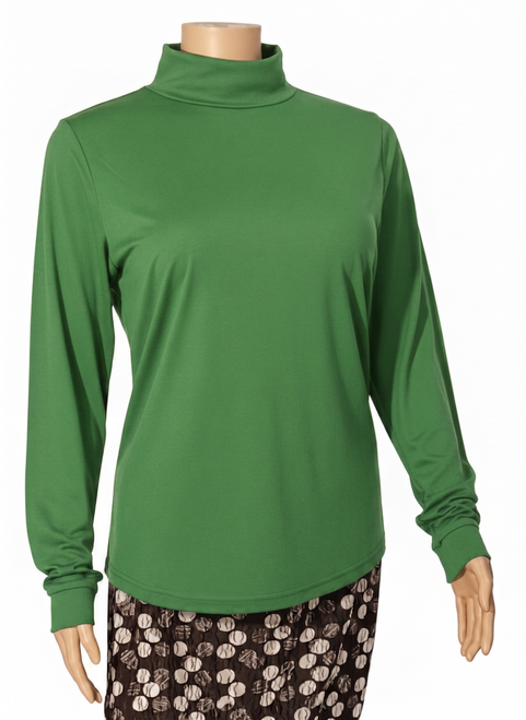 Turtleneck long sleeved top - Viscose