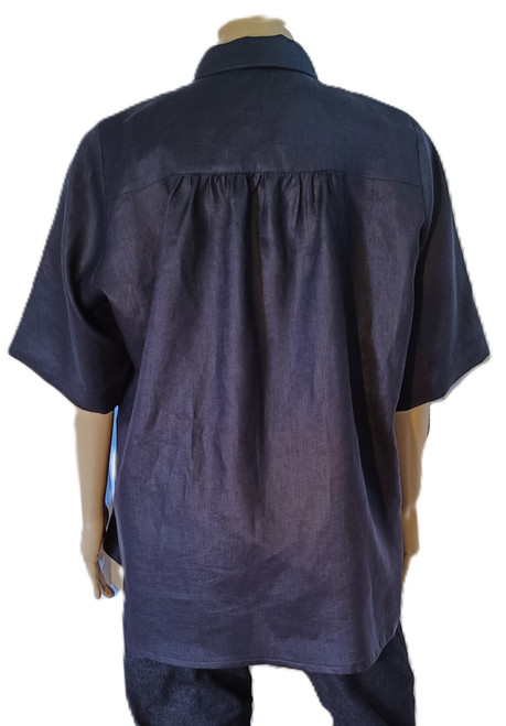 Linen  Shirt - short sleeved