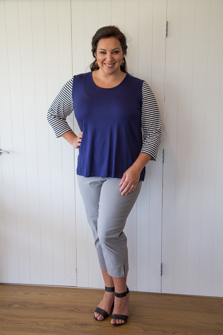 Capri Pants 3/4 length, size M, mouse summer weight, *1 only 50% off*