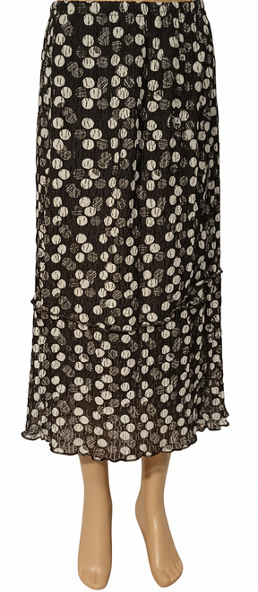Vintage Dots Mesh Skirt 