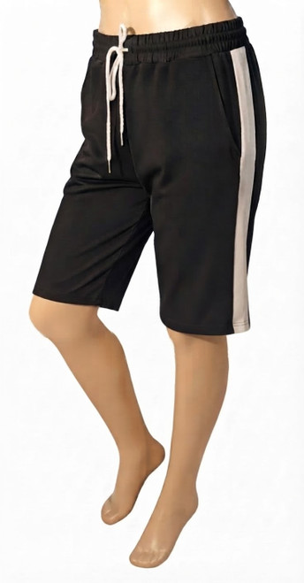 Side stripe Track Shorts -regular leg 