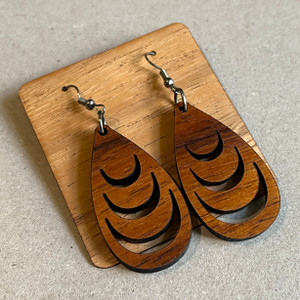 Koa Earrings AO MANU