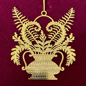 1994 King's Vase of Ferns Ornament