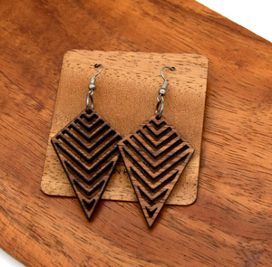 Koa Earrings DIAMOND