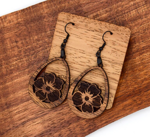 Koa Earrings HAU