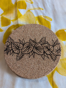 Cork Trivet | Anthurium Strand