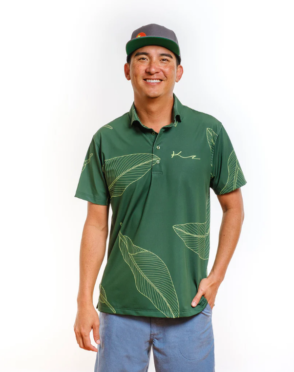 Ti Leaf Polo Shirt | Green