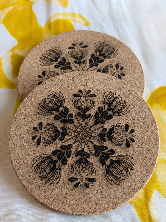 Cork Trivet | Lehua Quilt
