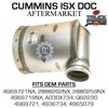 4936734 Cummins ISX Diesel Oxidation Catalyst 58820
