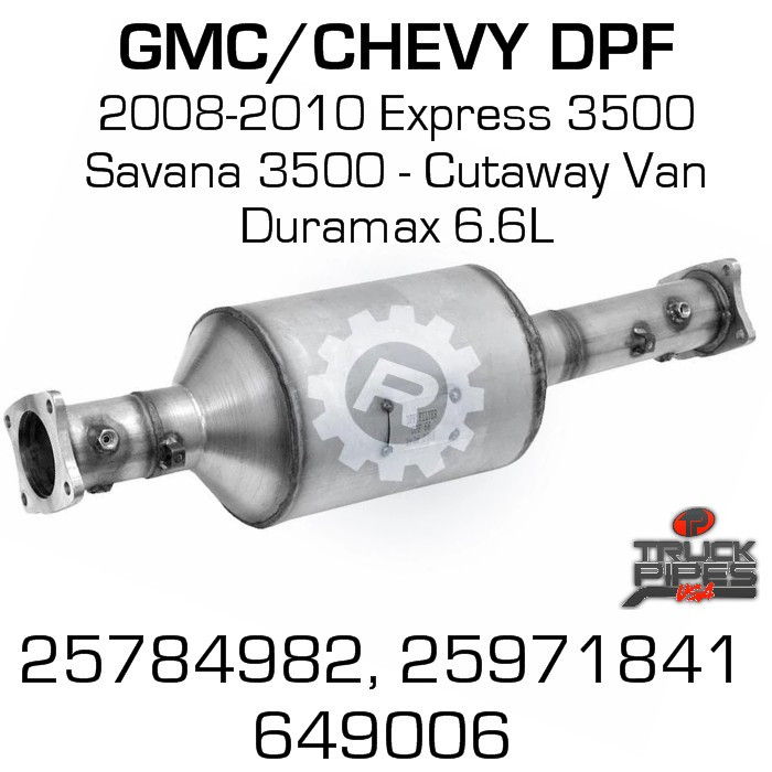 DPF FILTERS - CHEVY-GMC DPF - Dieselfilters.com - Diesel Particulate ...