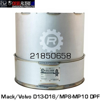 21850658 Mack/Volvo D13/D16/MP8/MP10 DPF (RED 52945)