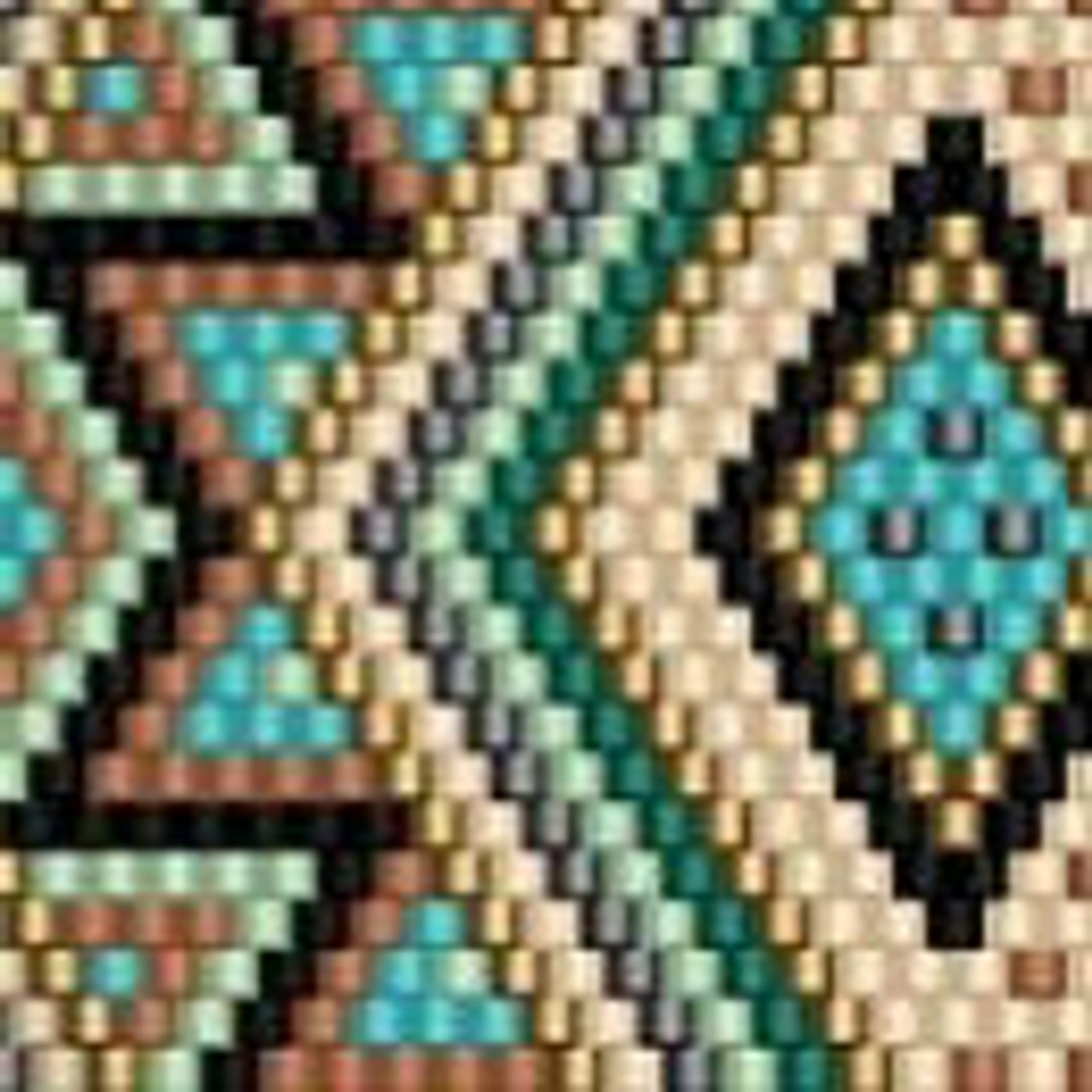 Sue Arrighi's Aqua Diamonds Bracelet Kit - Odd Count Peyote Stitch (Pattern  now included!) - Jill Wiseman Designs