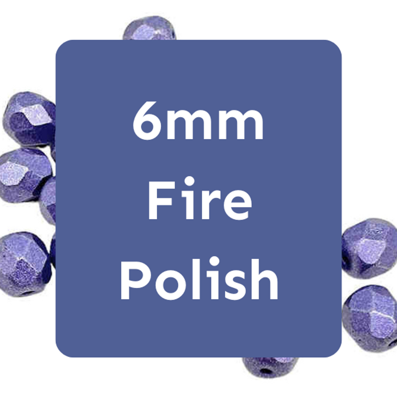 6mm Fire Polished