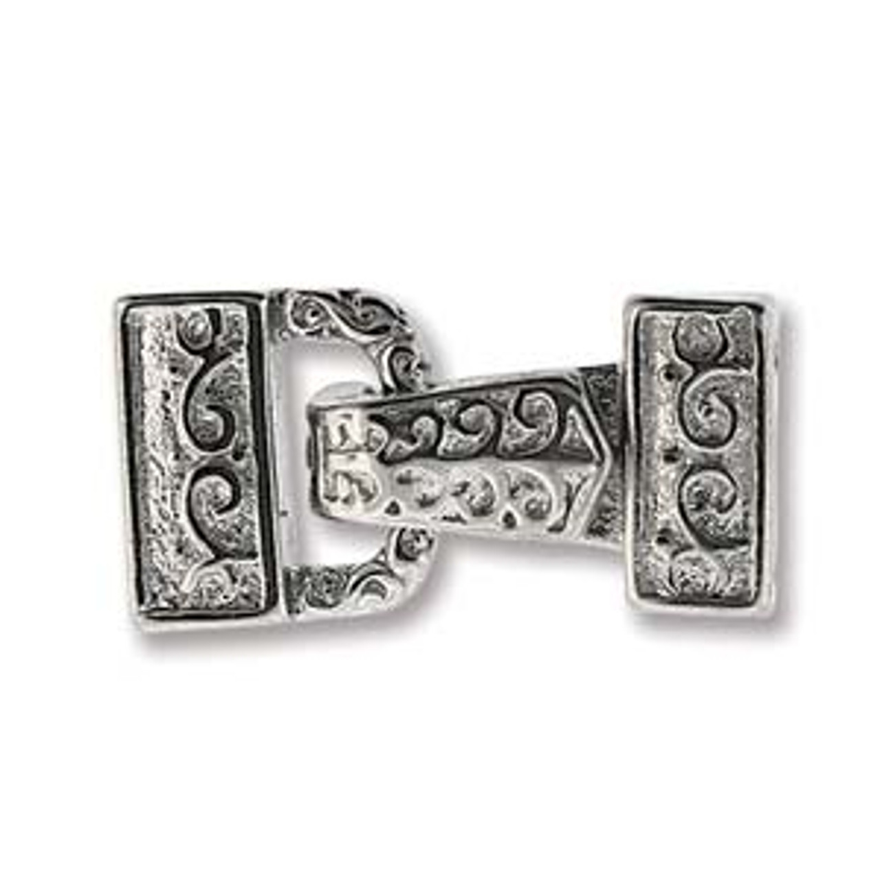 2 Hole Bracelet Anchor Clasp-Bronze/Silver
