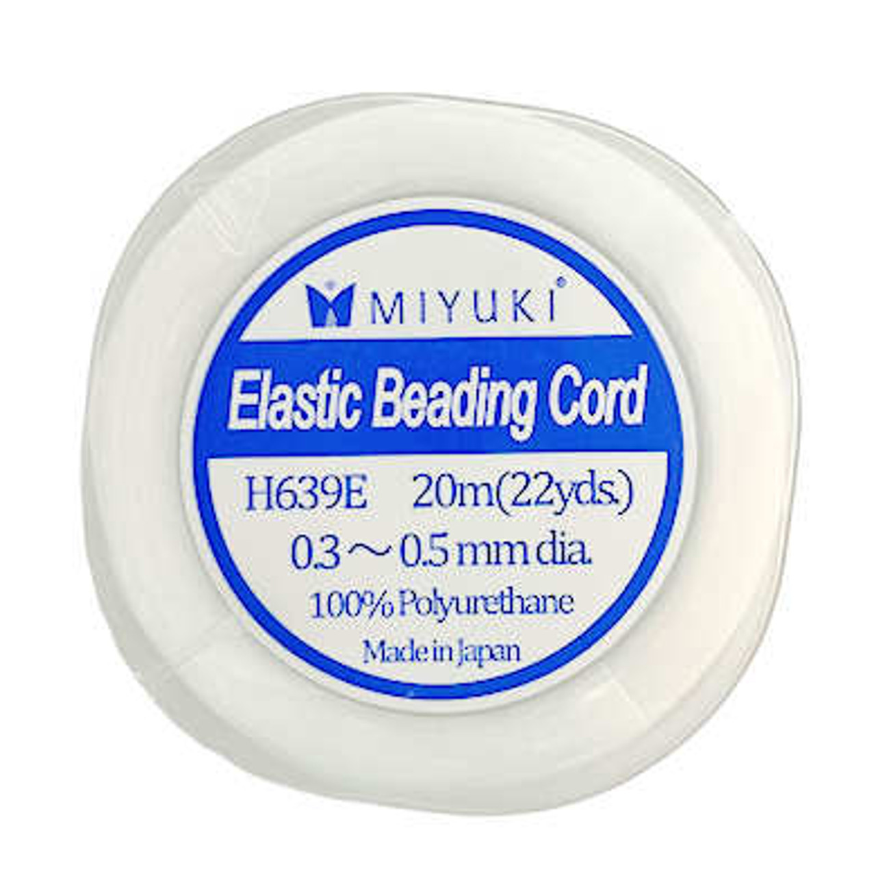 Miyuki Elastic Beading Cord, 0.3~0.5mm diam. (22 yds) - Jill