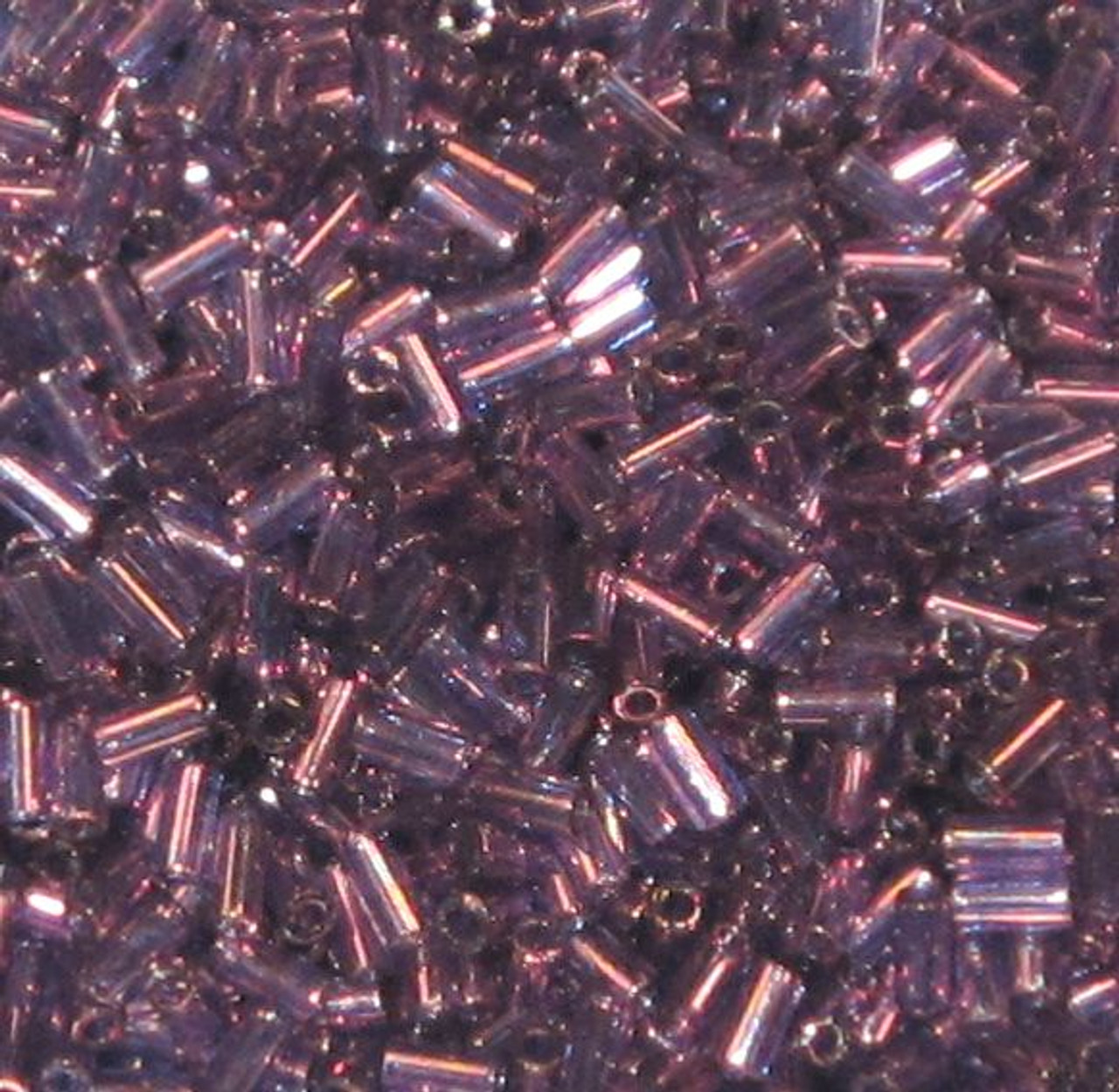 10mm Round Glass Beads - Violet Purple Gold Luster - 10 Beads