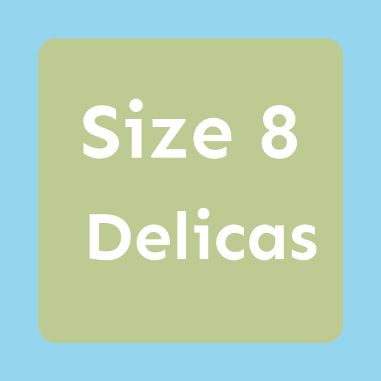 Delicas, Size 8 (DBL & DBLC)