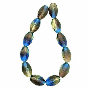 Oval Fire Polished Beads