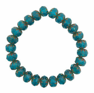 Cruller Rondelle Beads