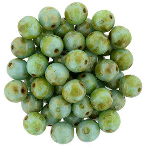 6mm Round Glass Beads (Druks)