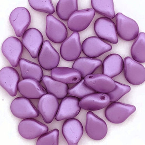 Pip Beads, Lilac (7 x 5mm) (Qty: 35)