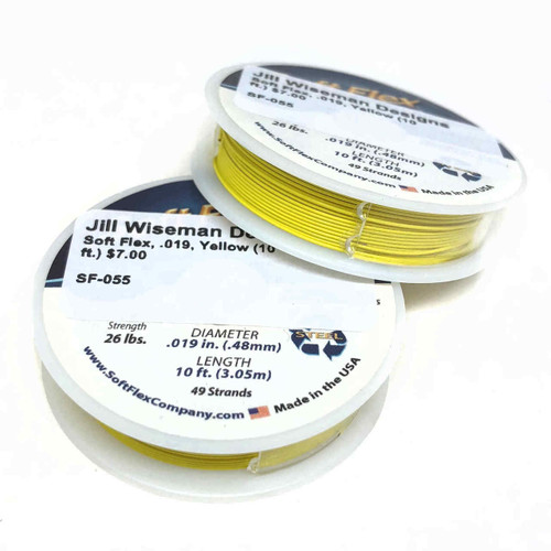 Soft Flex, Yellow, 019 diameter (Medium weight) (10 ft.)