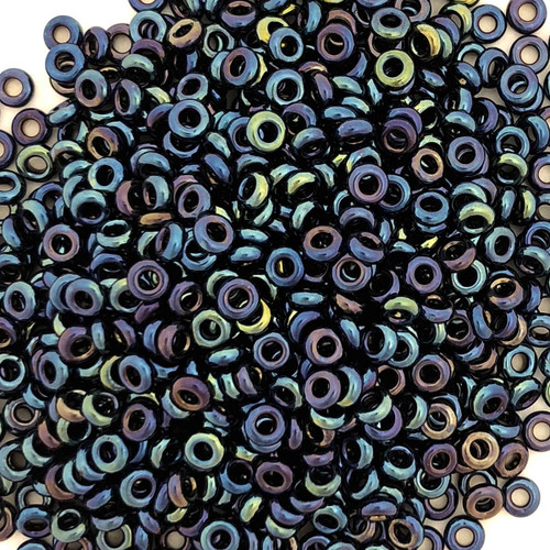 Size 11 Demi Rounds, 0088, Metallic Blue Iris (10 gr.)