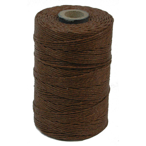 Irish Waxed Linen, 4-Ply, Walnut Brown (10 yards)