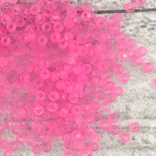 11-0153, Frosted Transparent Shocking Pink (28 gr.) (Matsuno)