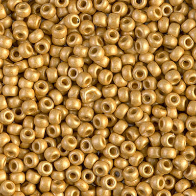 8-4202F, Duracoat Galvanized Matte Medium Gold (28 gr.) Miyuki