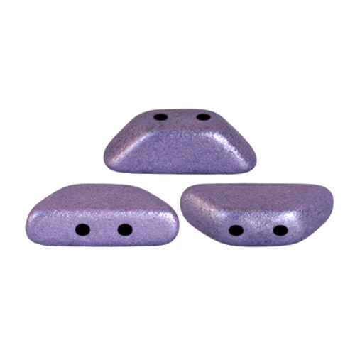 Tinos par Puca Beads, Metallic Purple (4 x 10mm)  (Qty: 10)