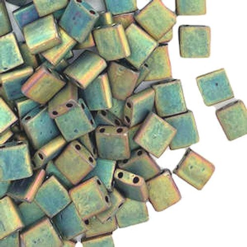 Tila Beads, Color 2035, Matte Khaki Iris (10 gr.)