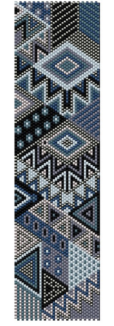 Sue Arrighi's Diagonals 3 Bracelet Kit - Even Count Peyote Stitch (Pattern  now included!) - Jill Wiseman Designs