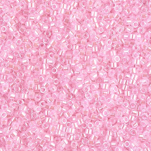 Size 11, DB-0244, Pink-Lined Crystal (10 gr.)