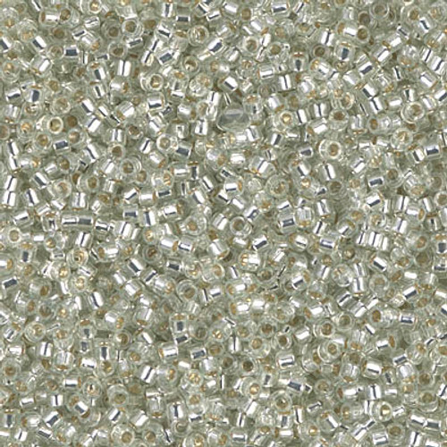Size 11, DB-1431, Silver-Lined Pale Moss Green (10 gr.) (Discontinued)