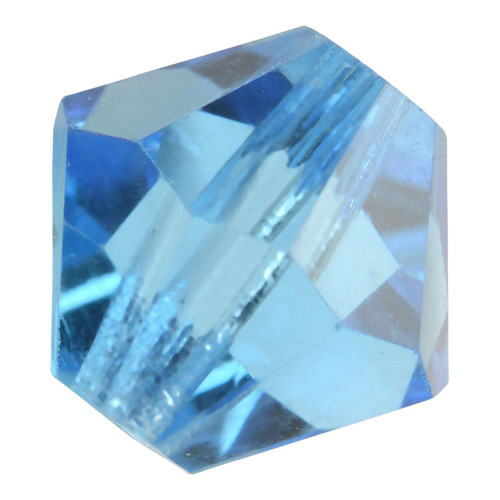 4mm Preciosa Bicones, Aquamarine (Qty: 50)