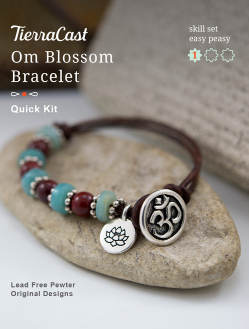 TierraCast Om Blossom Bracelet, Knotting (Beginner)