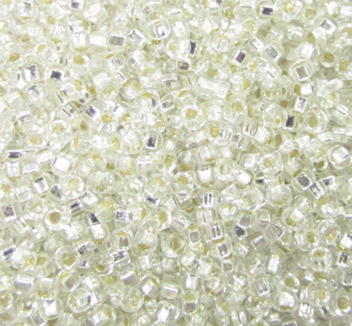 15-0001, Silver-Lined Crystal (14 gr.) Miyuki 