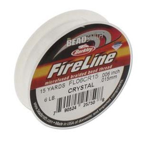 Fireline, 6 lb, Crystal, 15 yd Try-It Spool