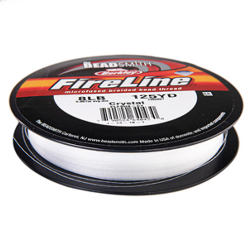 FireLine 4 lb. Crystal, 50 Yards Microfused Braided Bead Thread