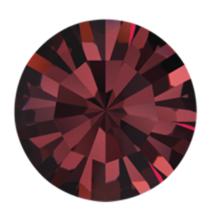 39ss (8mm) Preciosa Maxima Chatons, Burgundy (Qty: 6)