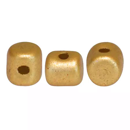 Minos Par Puca Beads, Light Gold Matte (5 gr.)
