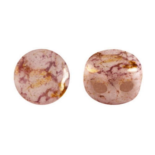 Kalos par Puca Beads, Rose Gold Ceramic Look (Qty: 50)