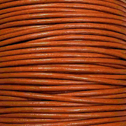 1.5mm Round Leather Cord, Tahiti (3 yards)