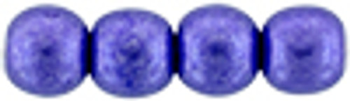 4mm Round Beads (Druks), Saturated Metallic Ultra Violet (Qty: 50)