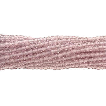 3mm Fire Polish, Pink (Qty: 50)