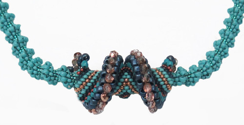 Spin Cycle Necklace, Turquoise