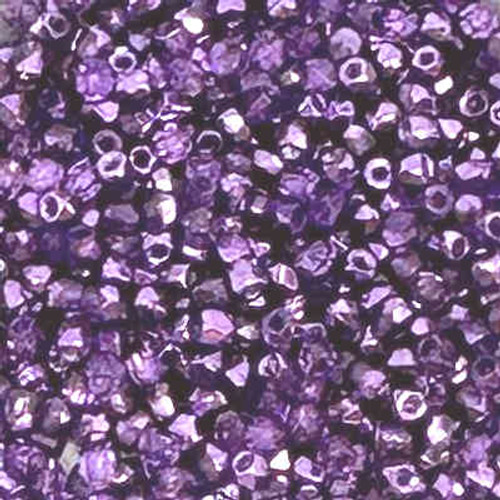 2mm Fire Polish, Violet Metallic Ice (Qty: 50)
