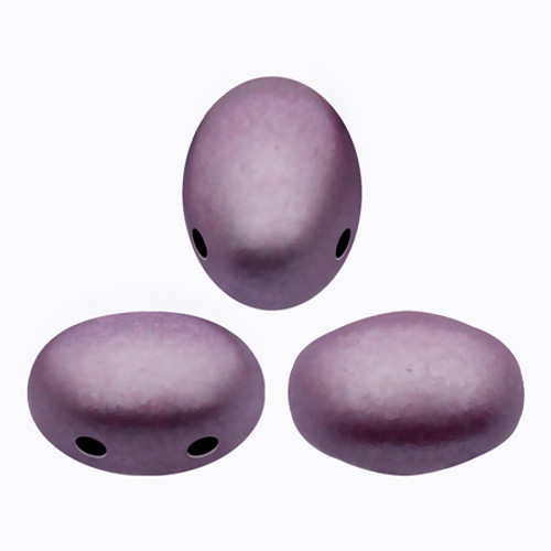 Samos par Puca Beads, Metallic Dark Plum Matte (Qty: 25)