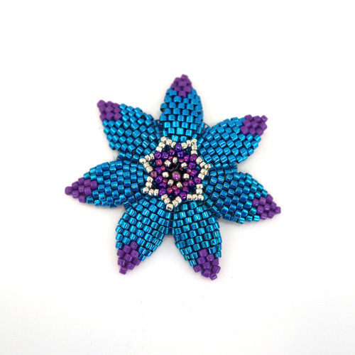 Jazzy Flowers Necklace Kit by Chloe Menage, Blurples (Materials